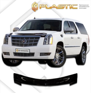 Дефлектор капота Cadillac Escalade 3 2007-2014 | черный