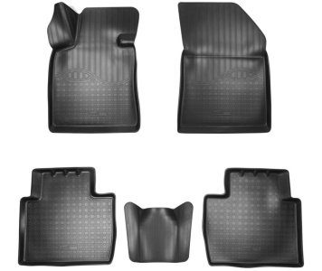Коврики Peugeot 508 2 2018+/2023+ | полиуретановые, черные, Norplast