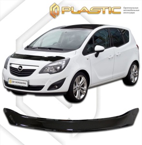 Дефлектор капота Opel Meriva B 2011- | черный