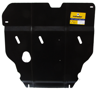 Защита картера Mitsubishi Galant IX 2003-2006 | двигатель + КПП, 2 мм, сталь | MOTODOR | 01329