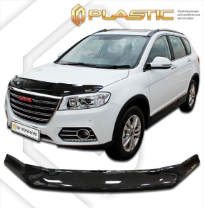 Дефлектор капота Haval H6 2015-2020 | черный