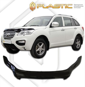 Дефлектор капота Lifan X60 2011- | exclusive, черный