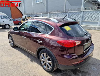 Дефлекторы Infiniti EX / QX50 2007-2018 | с хром молдингом, из 6 частей, премиум, плоские, 2D