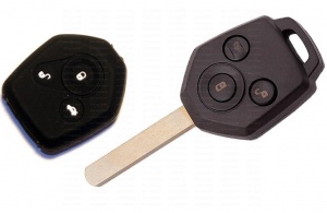 Силиконовый чехол на ключ Subaru | 3 кнопки