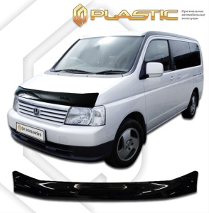 Дефлектор капота Honda Stepwgn 2 2002-2003 (RF3-RF8) | черный