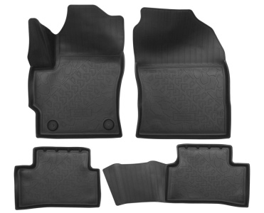 Коврики Toyota Corolla Cross 2021+ | полиуретановые, черные, Norplast