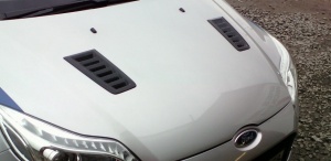 Жабры на капот RS-style для Ford Focus 2 (2004-2011) | структурный пластик - красить не надо