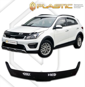Дефлектор капота Kia Rio X-Line 2017-2020 | черный