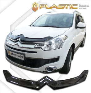 Дефлектор капота Citroen C-Crosser 2007-2012 | черный