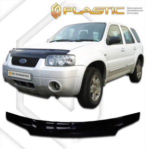 Дефлектор капота Ford Maverick 2000-2007 (TM1) | черный