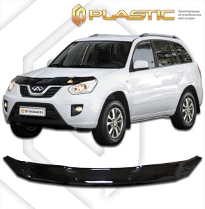 Дефлектор капота Chery Tiggo 2011-2013 | черный