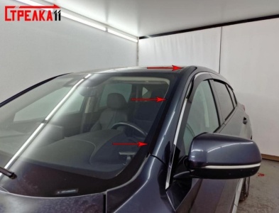 Премиум водостоки дефлекторы лобового стекла Acura RDX 3 2018+/2021+