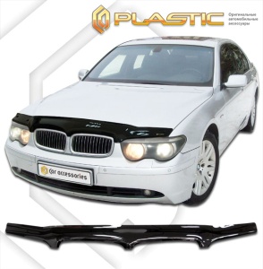 Дефлектор капота BMW 7 Series 2001-2005 (E65) | черный