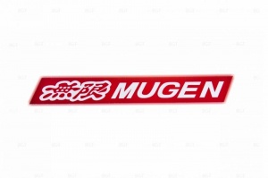 Шильд "Mugen" Для Honda, Самоклеящийся, Цвет: Красный. 1 шт. «100mm*14mm»