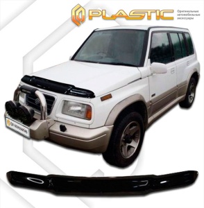 Дефлектор капота Suzuki Escudo 1 1990-1996 (С объемом двигателя 2 л.и более) | черный
