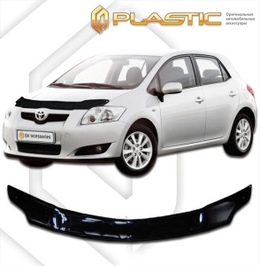 Дефлектор капота Toyota Auris 1 2007-2010 | черный
