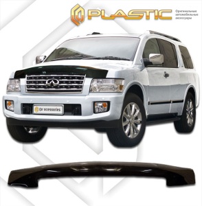 Дефлектор капота Infiniti QX56 2004-2007 | черный