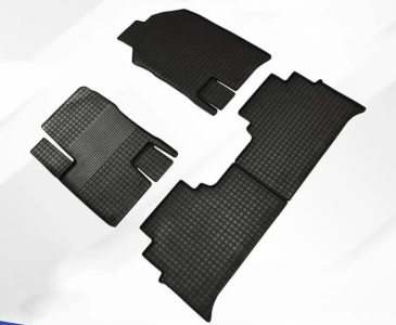 Коврики для Джетур Т1 | СЕТКА, резиновые, с бортами, Seintex