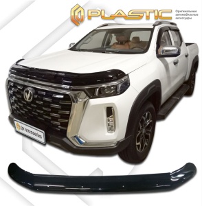 Дефлектор капота Changan Hunter Plus 2022- | exclusive, черный