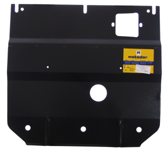 Защита картера Hyundai H-1/ Starex/ Grand Starex 2008-2022 | двигатель + КПП, 2 мм, сталь | MOTODOR | 00931