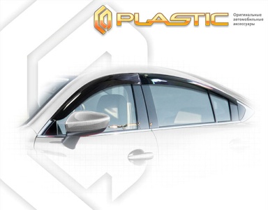 Дефлекторы ветровики Mazda 6 седан 2012- (GJ)