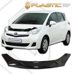 Дефлектор капота Toyota Verso-S 2010-2014 | черный