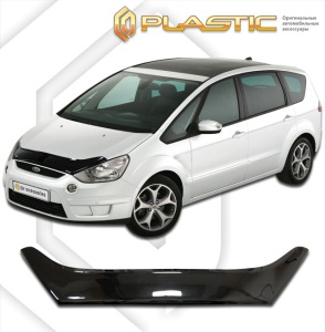 Дефлектор капота Ford S-MAX 2006-2010 | черный