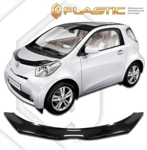 Дефлектор капота Toyota iQ 2008- (KGJ10) | черный