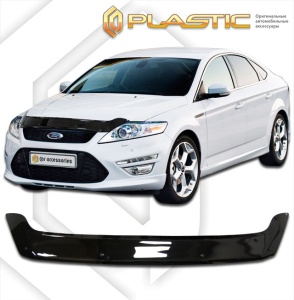 Дефлектор капота Ford Mondeo Рестайлинг 2010+ | черный