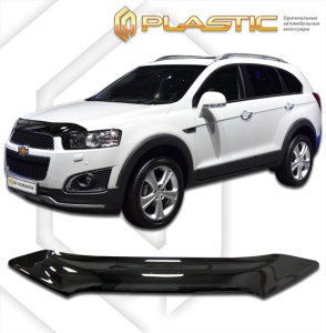 Дефлектор капота Chevrolet Captiva 2012- | черный