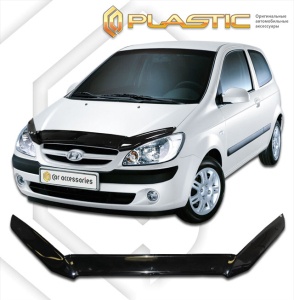 Дефлектор капота Hyundai Getz 2005-2011 | черный