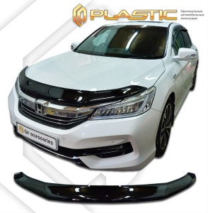 Дефлектор капота Honda Accord 9 2013-2020 (CR7) | черный