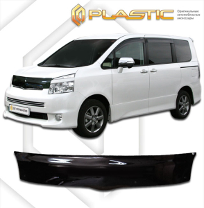 Дефлектор капота Toyota Voxy 2 2007-2010 (ZRR70G, ZRR70W, ZRR7) | черный