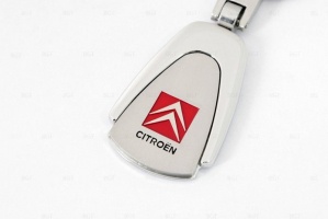 Брелок металлический с логотипом "Citroen" «Silver»