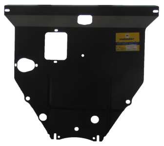 Защита картера Toyota Corolla 2000-2006 | двигатель + КПП, 2 мм, сталь | MOTODOR | 02553