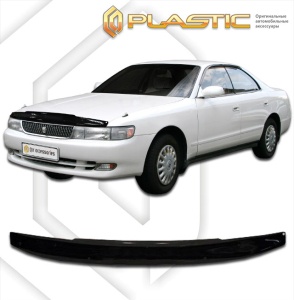 Дефлектор капота Toyota Chaser 90 1992-1996 (GX90,JZX90-91-93,SX9) | черный