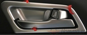 Окантовка внутренних дверных ручек для Kia Sportage 2016+ | 4 части