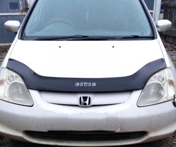 Дефлектор капота мухобойка HONDA CIVIC 7 (2001-2006) хэтчбек