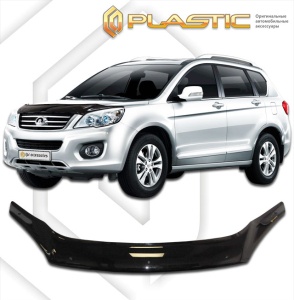 Дефлектор капота Great Wall Hover H6 2011-2016 | exclusive, черный