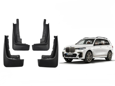 Брызговики OEM для BMW X7 G07 2019+ | комплект: передние+задние | без штатных порогов