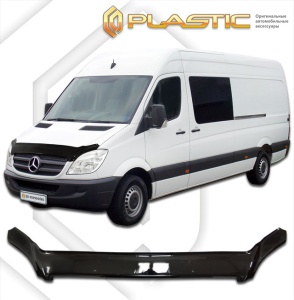Дефлектор капота Mercedes Sprinter 2007-2013 | exclusive, черный