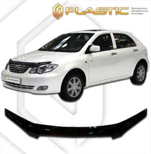 Дефлектор капота BYD F3 2007- | черный