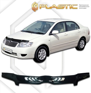 Дефлектор капота Toyota Corolla 9 седан 2004-2006 | черный