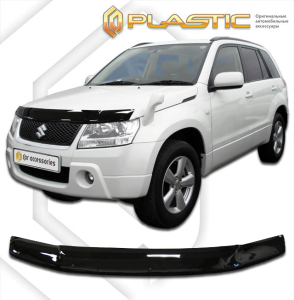 Дефлектор капота Suzuki Escudo 3 2005-2012 (TD54W, TD94W) | черный