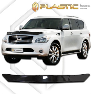 Дефлектор капота Infiniti QX56 2010-2013 | черный