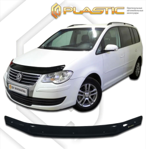 Дефлектор капота Volkswagen Touran 2006-2010 (1T3) | черный