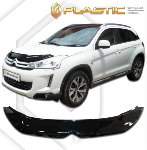 Дефлектор капота Citroen C4 AirCross 2012- | черный