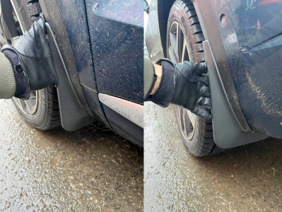 Брызговики OEM для Джили Монджаро 2023+ | комплект: передние+задние