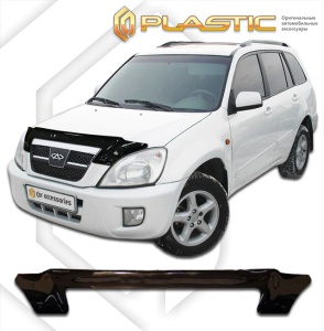 Дефлектор капота Chery Tiggo 2006-2010 | черный