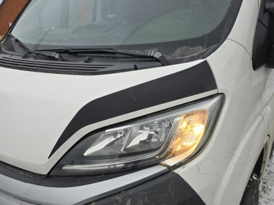 Накладки на капот для Citroen Jumper (290/295) 2016+ | 2 штуки, декор